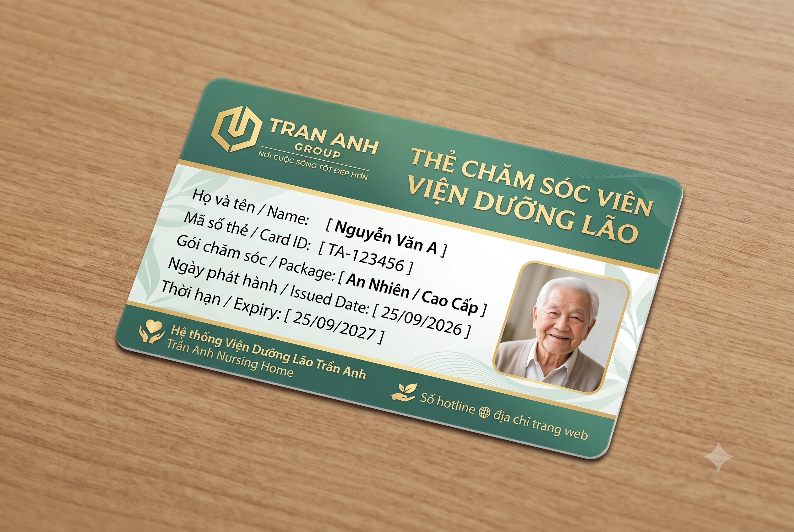 Thẻ Chăm Sóc Viện Dưỡng Lão